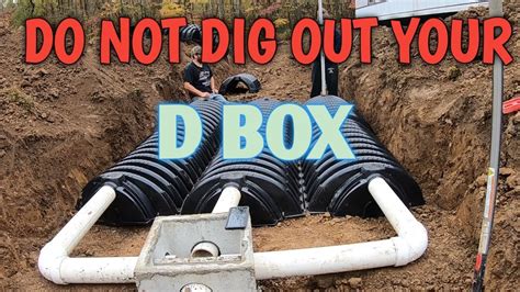 digging up a distribution box|septic system distribution box inspection.